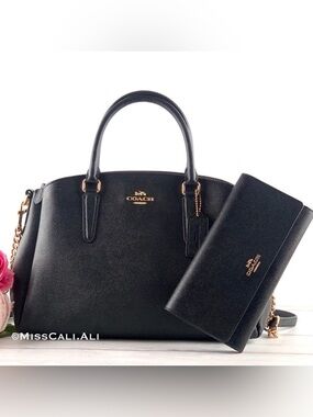 NWT COACH Sage Carryall Bag + Trifold Wallet - Set